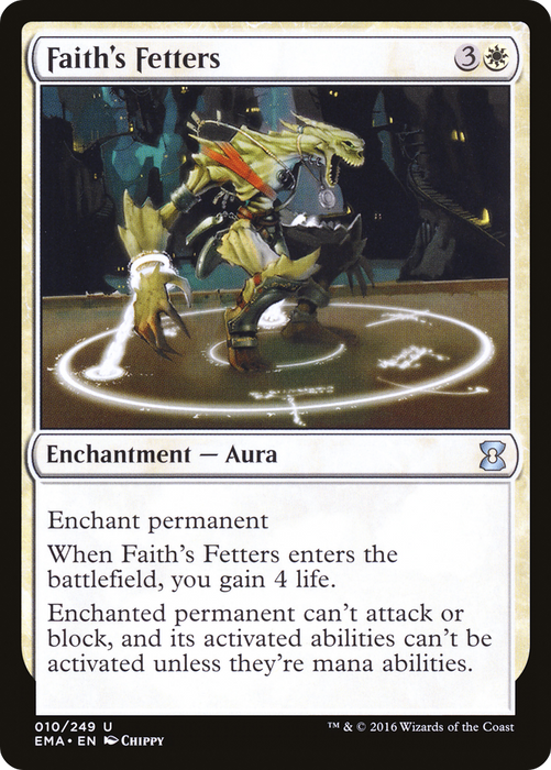 Faith's Fetters (EMA-010) - uncommon - Foil