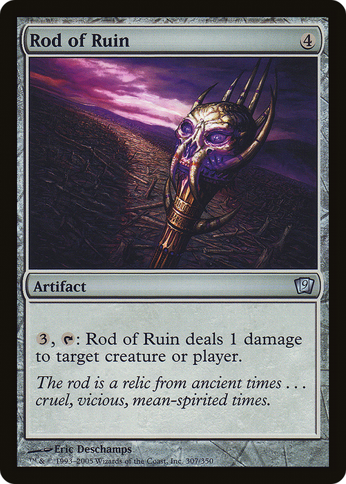 Rod of Ruin (9ED-307★) - uncommon - Foil