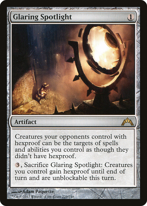 Glaring Spotlight (GTC-229) - rare - Foil
