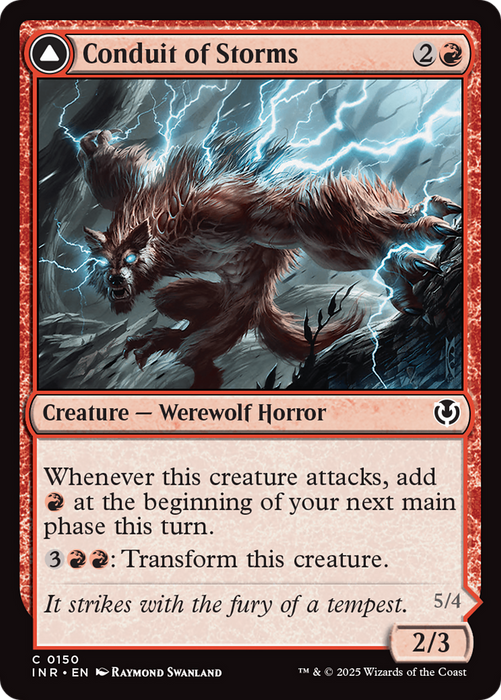 Conduit of Storms // Conduit of Emrakul (INR-150) - common - Foil