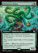 Mossborn Hydra (FDN-471) - rare: (Extended Art) - Foil