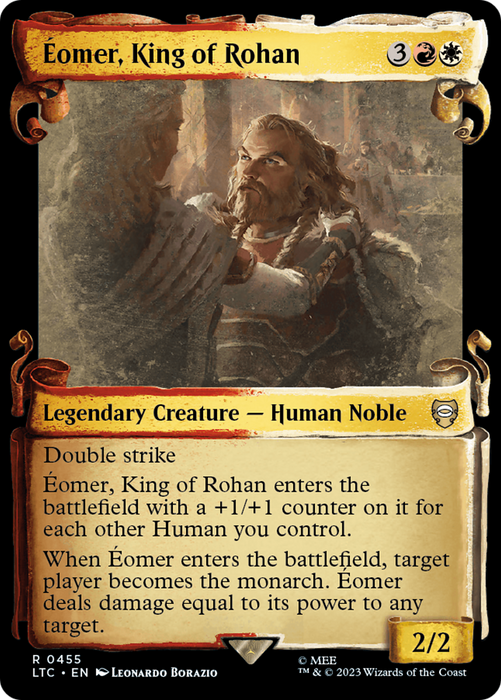 Éomer, King of Rohan (LTC-455) - rare: (Showcase)