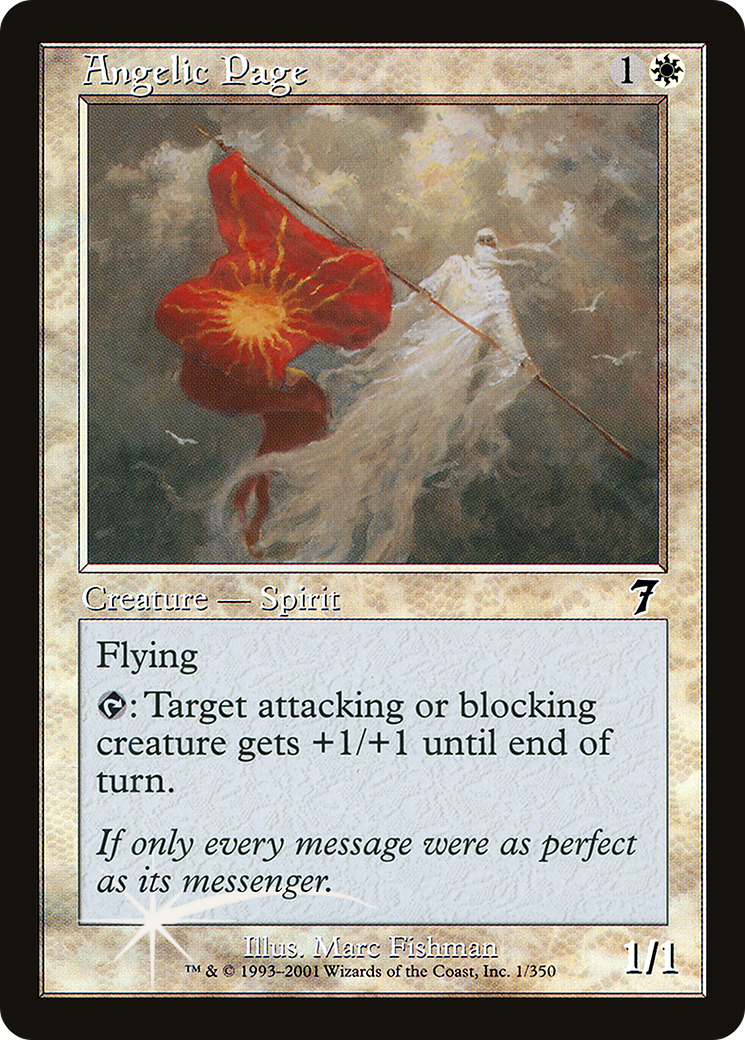 Angelic Page (7ED-01★) - common - Foil