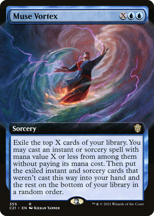 Muse Vortex (C21-355) - rare: (Extended Art)