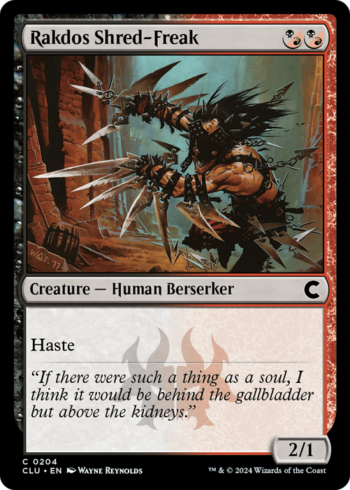 Rakdos Shred-Freak (CLU-204) - common