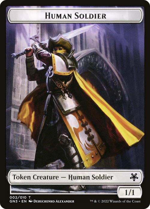 Human Soldier (TGN3-002) - common - Foil