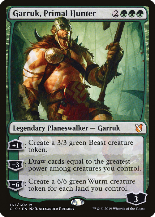 Garruk, Primal Hunter (C19-167) - mythic