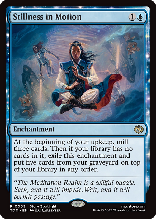 Stillness in Motion (TDM-059) - rare: (enchantment) - Foil