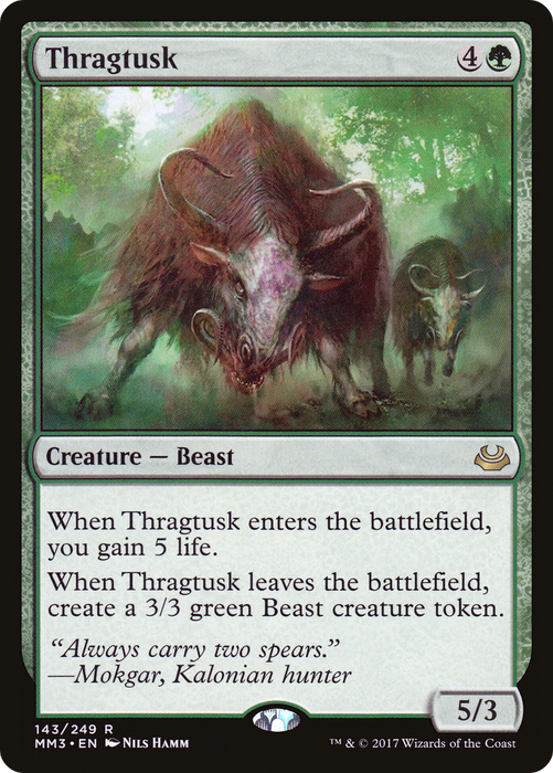 Thragtusk (MM3-143) - rare - Foil