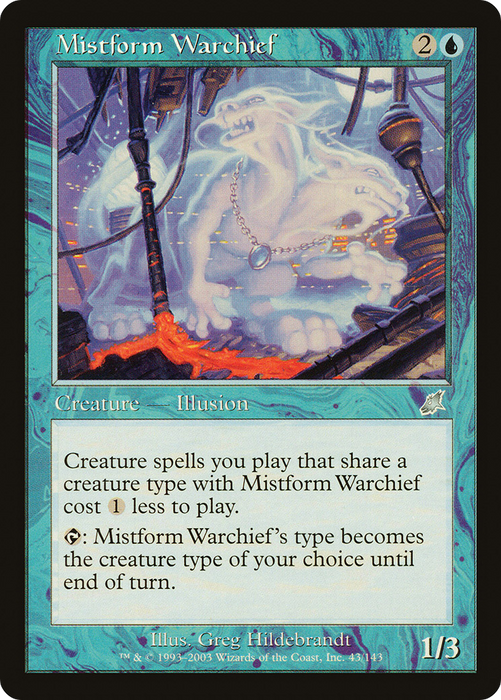 Mistform Warchief (SCG-043) - uncommon
