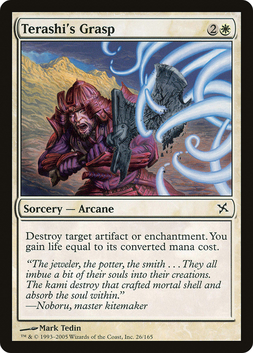 Terashi's Grasp (BOK-026) - common - Foil