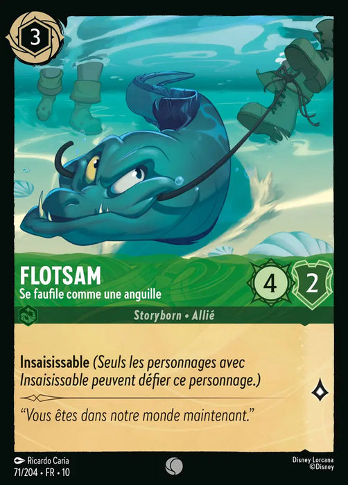 Flotsam - Se faufile comme une anguille (71/204) - LDLP - Commune - Cold Foil