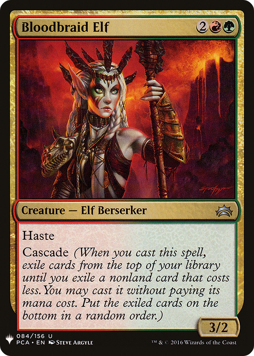 Bloodbraid Elf (LIST-PCA-84) - uncommon