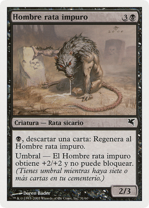 Dirty Wererat (PSAL-A31) - common