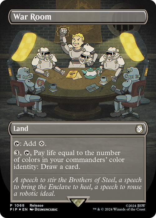 War Room (LARP-1068) - rare (Borderless) - Foil