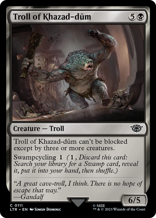 Troll of Khazad-dûm (LTR-111) - common - Foil