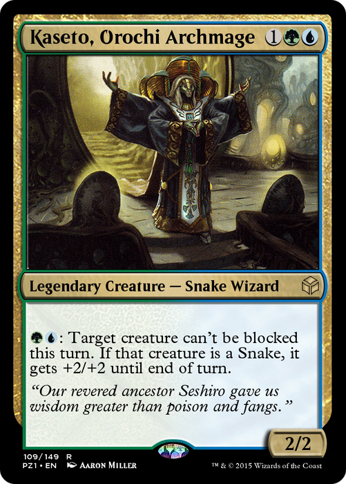 Kaseto, Orochi Archmage (PZ1-109) - rare - Foil