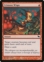 Crimson Wisps (SHM-088) - common - Foil