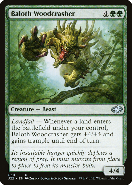 Baloth Woodcrasher (J22-630) - uncommon