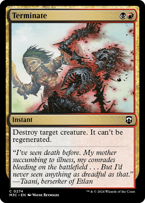 Terminate (M3C-274) - common - Foil