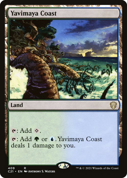 Yavimaya Coast (C21-409) - rare