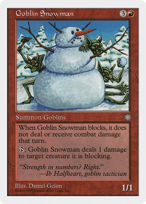 Goblin Snowman (ATH-039) - uncommon