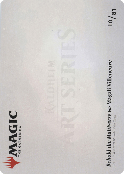 Behold the Multiverse // Behold the Multiverse (AKHM-010) - common (Borderless) - Foil