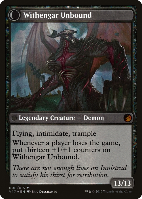 Elbrus, the Binding Blade // Withengar Unbound (V17-008) - mythic: (Double Faced Transform) - Foil