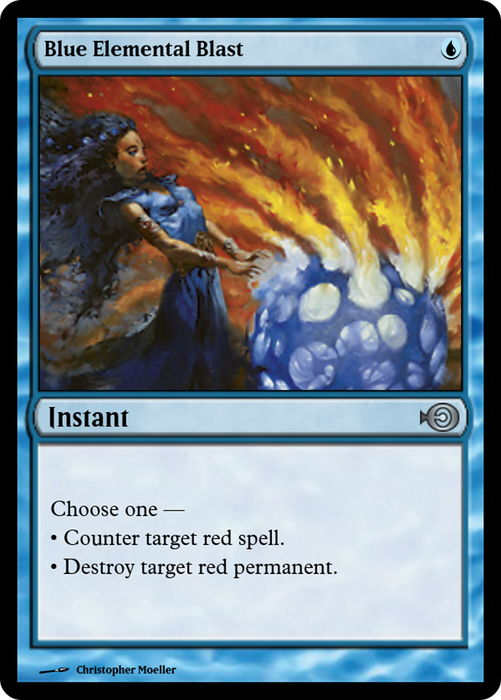 Blue Elemental Blast (PRM-43606) - uncommon - Foil