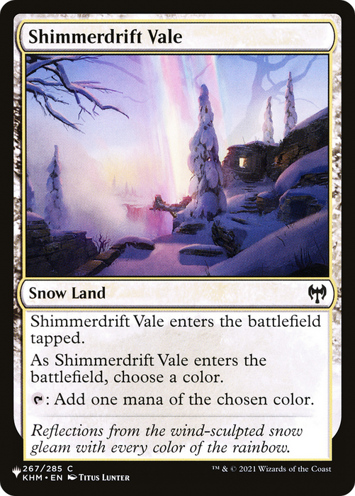 Shimmerdrift Vale (LIST-KHM-267) - common: (snow)
