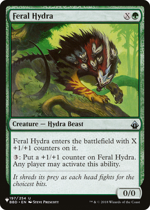 Feral Hydra (LIST-BBD-197) - uncommon