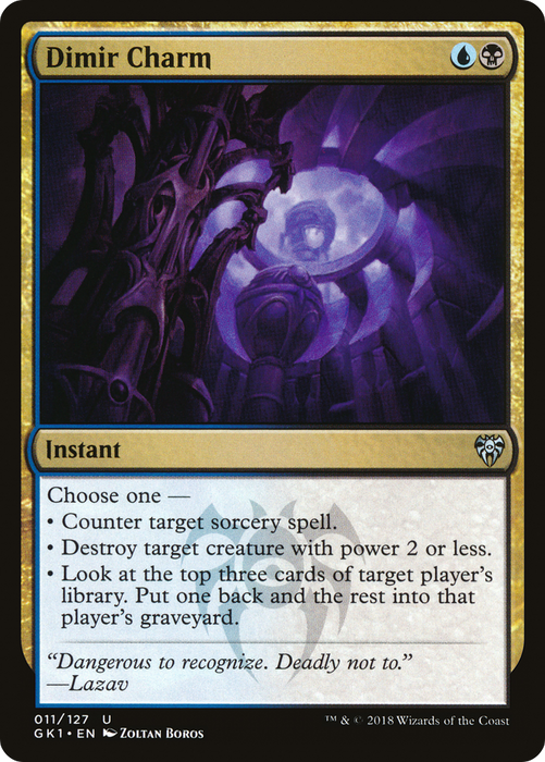 Dimir Charm (GR1-011) - uncommon