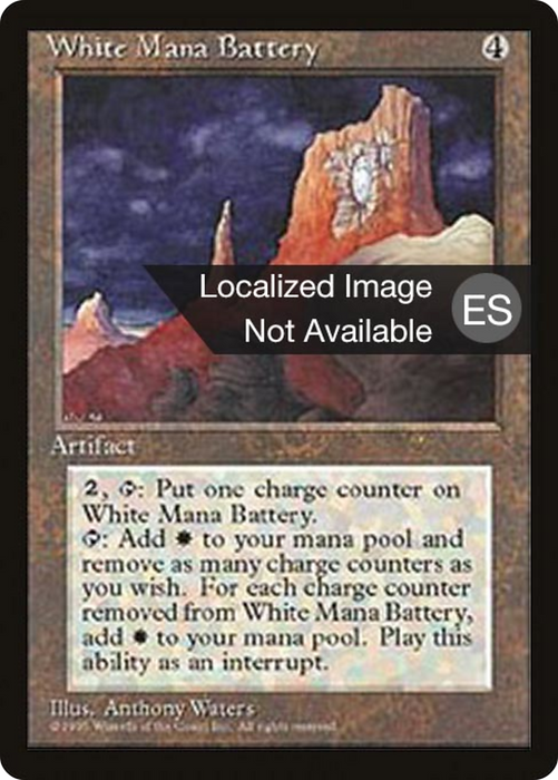 White Mana Battery (4BB-357) - rare