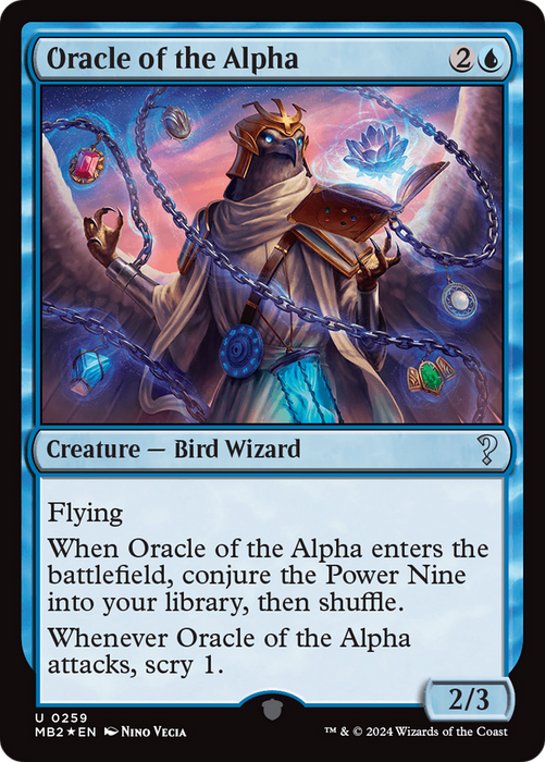 Oracle of the Alpha (MB2-259) - uncommon - Foil