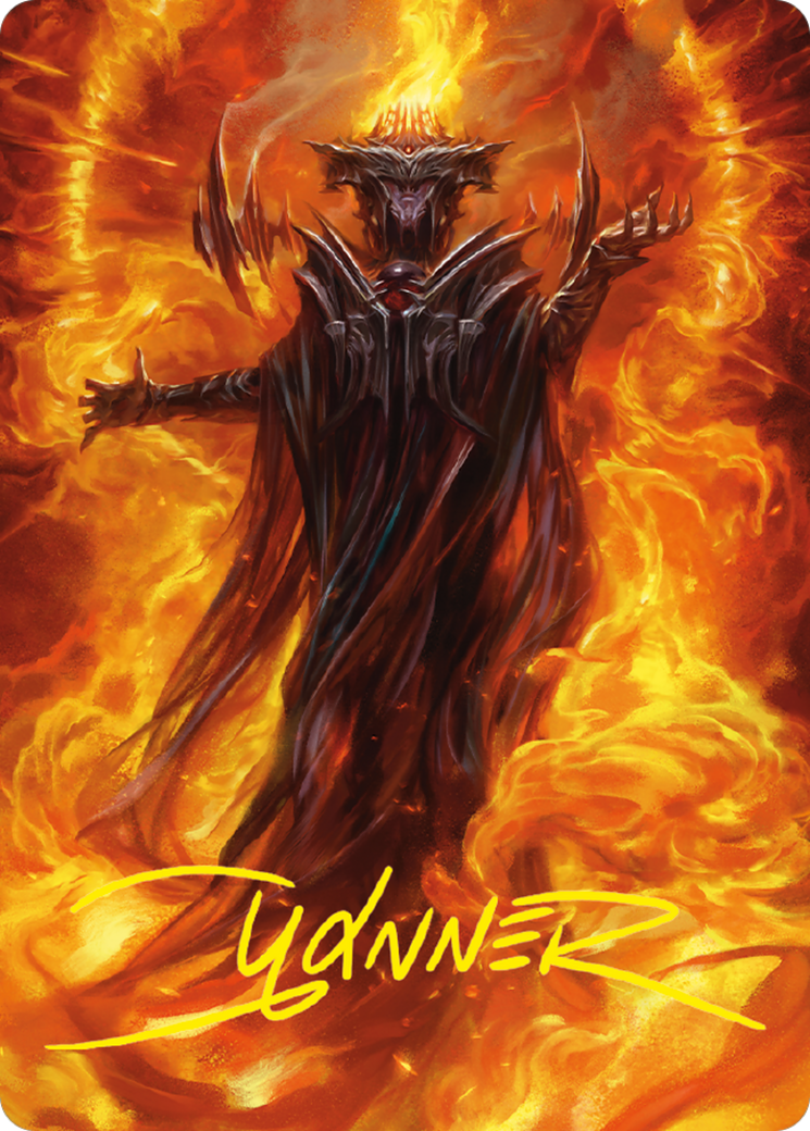 Sauron, the Dark Lord // Sauron, the Dark Lord (ALTR-021) - common (Borderless) - Foil