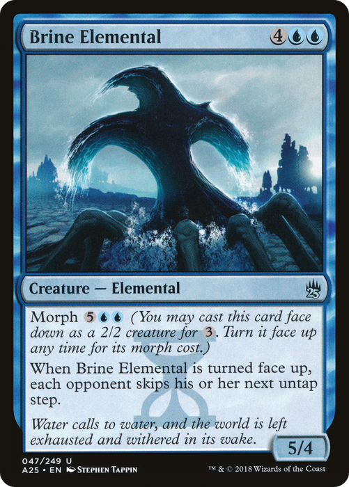 Brine Elemental (A25-047) - uncommon - Foil