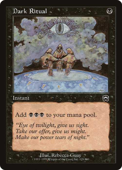 Dark Ritual (MMQ-129) - common - Foil