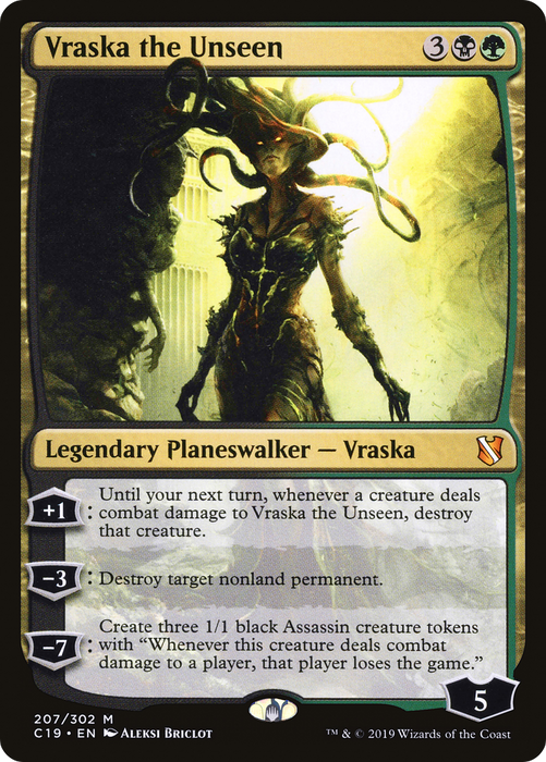 Vraska the Unseen (C19-207) - mythic