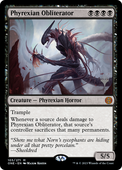 Phyrexian Obliterator (PPONE-105P) - mythic