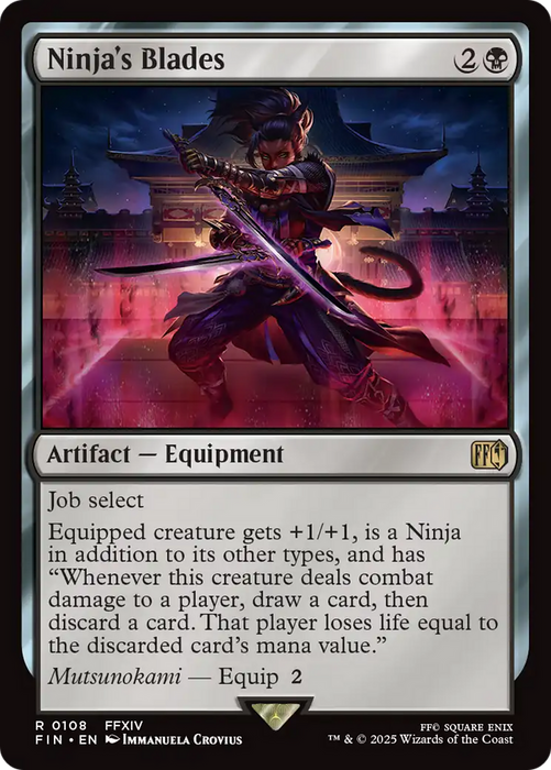 Ninja's Blades (FIN-108) - rare