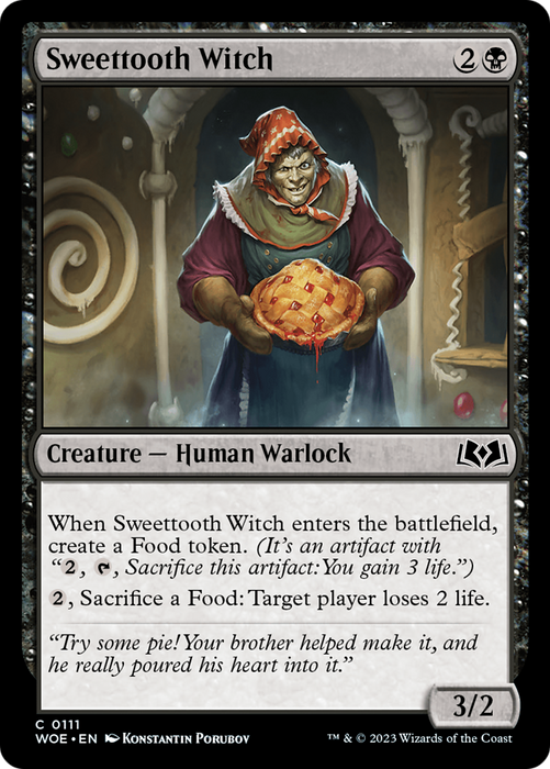 Sweettooth Witch (WOE-111) - common - Foil