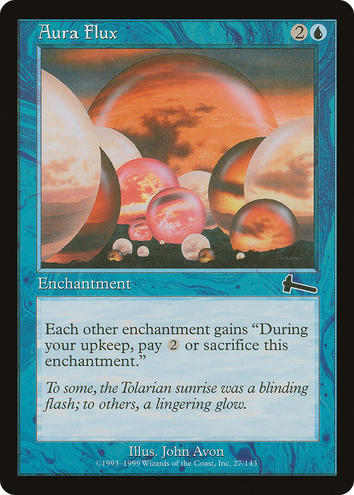 Aura Flux (ULG-027) - common - Foil