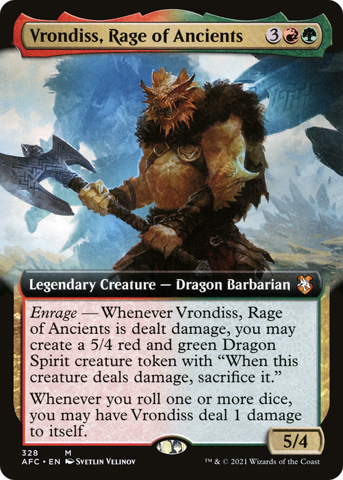 Vrondiss, Rage of Ancients (AFC-328) - mythic: (Extended Art)