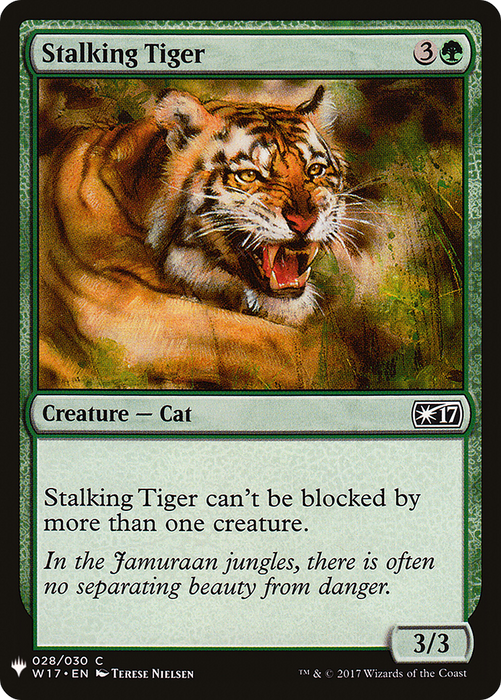 Stalking Tiger (LIST-W17-28) - common