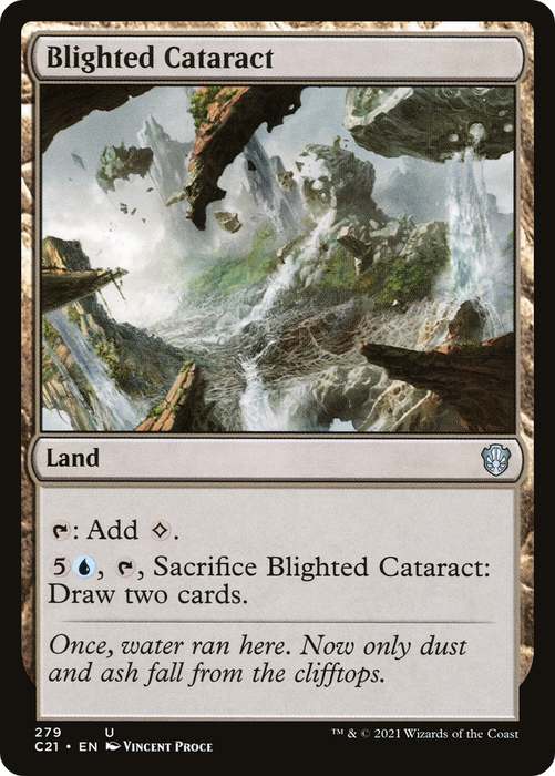 Blighted Cataract (C21-279) - uncommon