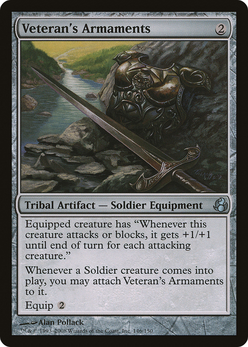 Veteran's Armaments (MOR-146) - uncommon - Foil