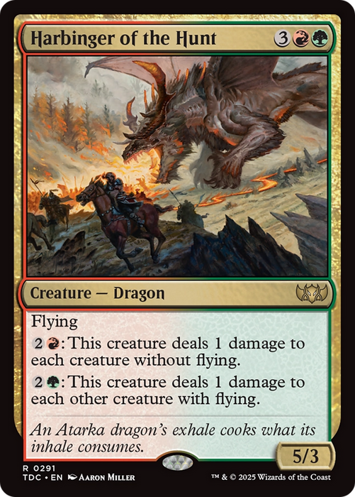 Harbinger of the Hunt (TDC-291) - rare