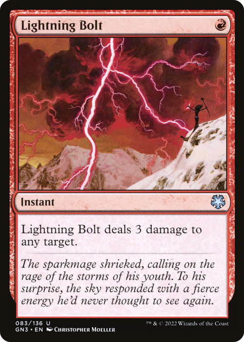 Lightning Bolt (GN3-083) - uncommon