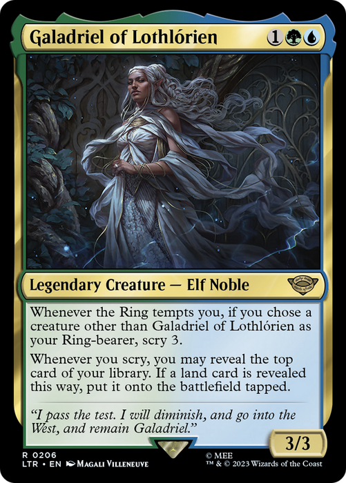 Galadriel of Lothlórien (LTR-206) - rare - Foil