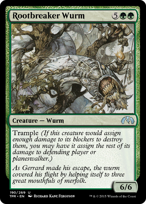 Rootbreaker Wurm (TPR-190) - uncommon